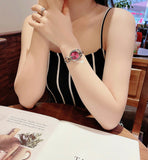 Gucci Horsebit Quartz Red Dial Silver Steel Strap Watch For Women - YA139502 Buy Now By Gucci