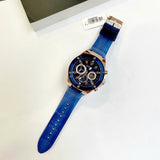 Guess Poseidon Chronograph Blue Dial Blue Silicone Strap Watch For Men - GW0425G3 Buy Now By Guess