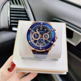 Guess Poseidon Chronograph Blue Dial Blue Silicone Strap Watch For Men - GW0425G3 Buy Now By Guess