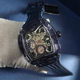 Guess Phoenix Chronograph Black Dial Black Rubber Strap Watch for Men - GW0499G1 Buy Now By Guess