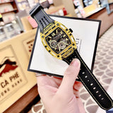 Guess Phoenix Chronograph Black Dial Black Rubber Strap Watch for Men - GW0499G2 Buy Now By Guess