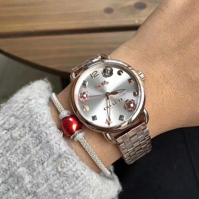 Coach Delancey White Dial Stainless Steel Watch For Women - 14502810 Buy Now By Coach