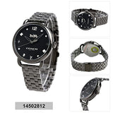 Coach Delancey Black Dial Black Steel Strap Watch For Women - 14502812 Buy Now By Coach