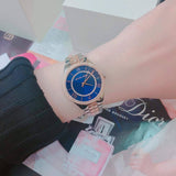 Michael Kors Lauryn Quartz Blue Dial Two Tone Steel Strap Watch For Women - MK3929 Buy Now By Michael Kors