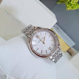 Michael Kors Mindy White Dial Silver Steel Strap Watch For Women - MK7075 Buy Now By Michael Kors