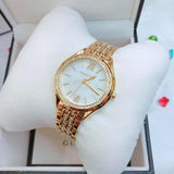 Michael Kors Mindy Three Hand White Dial Rose Gold Steel Strap Watch for Women - MK7078 Buy Now By Michael Kors