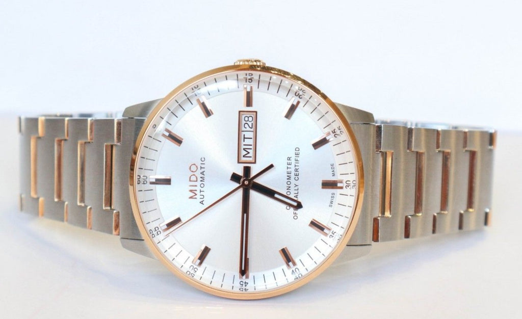 Mido Commander II Automatic Chronometer Silver Dial Two Tone Steel Strap Watch For Men - M021.431.22.071.00 Buy Now By Mido