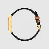 Gucci G-Frame Mother of Pearl Dial Brown Leather Snakeskin Strap Watch For Women - YA147402 Buy Now By Gucci