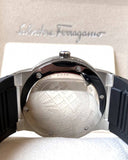 Salvatore Ferragamo F-80 Classic Black Dial Black Leather Strap Watch for Men - SFDT00619 Buy Now By Salvatore Ferragamo