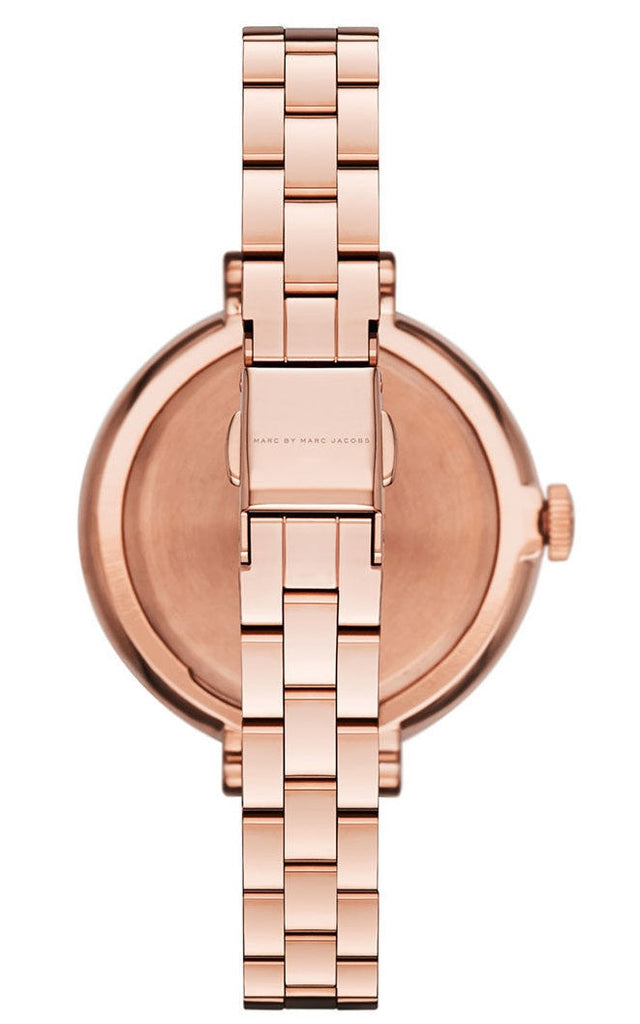 Marc Jacobs Sally White Dial Rose Gold Steel Strap Watch for Women - MBM8643 Buy Now By Marc Jacobs