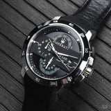 Maserati Ingegno Chronograph Black Dial Black Leather Strap Watch For Men - R8871619004 Buy Now By Maserati