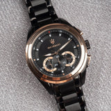 Maserati Traguardo 45mm Gun Metal Stainless Steel Black Watch For Men - R8873612016 Buy Now By Maserati