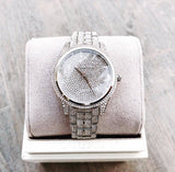 Michael Kors Lauryn Analog Crystals Silver Dial Silver Steel Strap Watch For Women - MK3717 Buy Now By Michael Kors