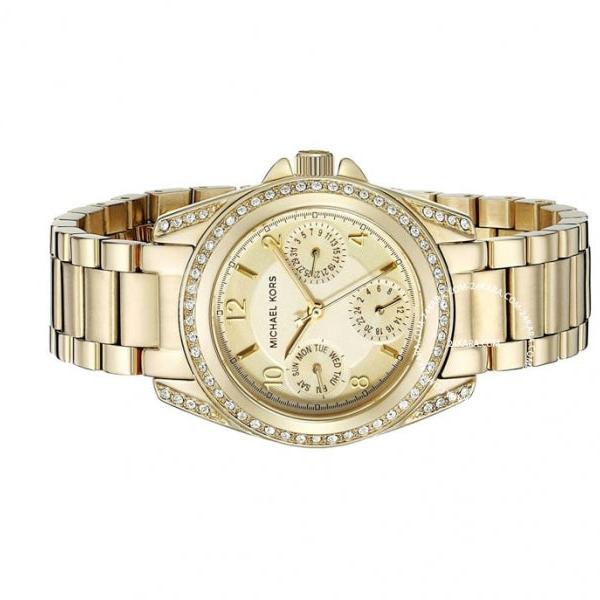 Michael Kors Blair Gold Dial Gold Steel Strap Watch for Women - MK5639 Buy Now By Michael Kors