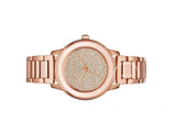 Michael Kors Kinley Rose Gold Dial Rose Gold Steel Strap Watch for Women - MK6210 Buy Now By Michael Kors