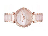 Michael Kors Parker Mother of Pearl Pink Dial Two Tone Steel Strap Watch for Women - MK6402 Buy Now By Michael Kors