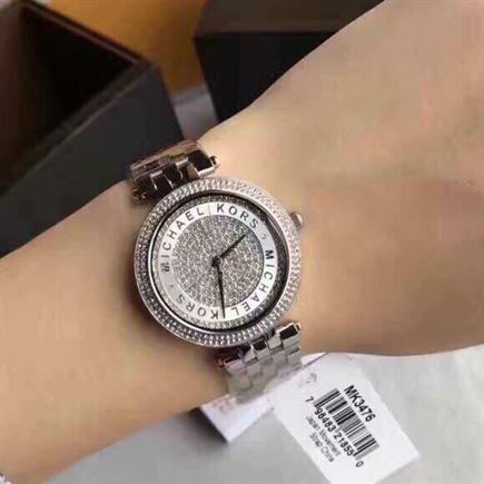 Michael Kors Darci Silver Dial Silver Steel Strap Watch for Women - MK3476 Buy Now By Michael Kors