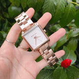 Michael Kors Lake Quartz White Dial Rose Gold Steel Strap Watch For Women - MK3645 Buy Now By Michael Kors