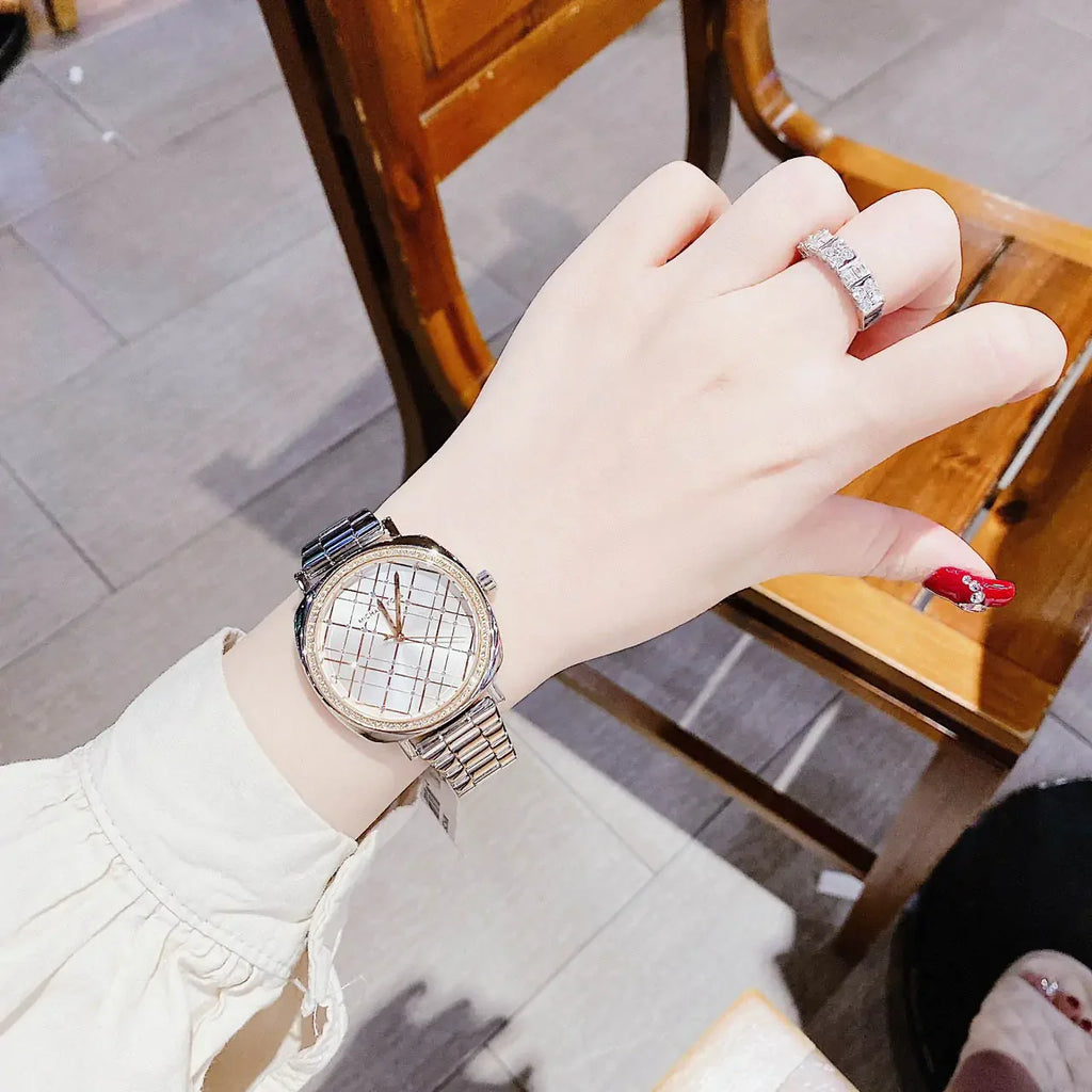 Michael Kors Nia Quartz Silver Dial Silver Steel Strap Watch For Women - MK3988 Buy Now By Michael Kors