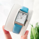 Michael Kors Petite Monroe White Dial Blue Leather Strap Watch for Women - MKO1061 Buy Now By Michael Kors