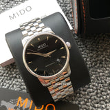 Mido Baroncelli Ii Automatic Black Dial Silver Steel Strap Watch For Men - M8600.4.18.1 Buy Now By Mido