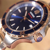 Movado Series 800 Blue Dial Two Tone Steel Strap Watch for Men - 2600149 Buy Now By Movado