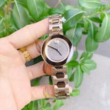 Movado Bold Crystal Pave Rose Gold Dial Rose Gold Steel Strap Watch For Women - 3600493 Buy Now By Movado