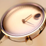 Movado Edge Rose Gold Dial Rose Gold Steel Strap Watch for Women - 3680013 Buy Now By Movado
