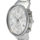 Calvin Klein Post Minimal White Dial Silver Steel Strap Watch for Men - K7627126 Buy Now By Calvin Klein