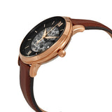 Fossil Neutra Automatic Skeleton Black Dial Brown Leather Strap Watch for Men - ME3195 Buy Now By Fossil