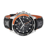 Fossil Wakefield Chronograph Black Dial Black Leather Strap Watch for Men - CH2953 Buy Now By Fossil