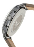 Emporio Armani Aviator Chronograph Quartz Grey Dial Beige Leather Strap Watch For Men - AR11107 Buy Now By Emporio Armani