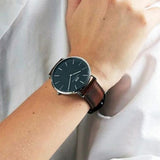 Daniel Wellington Classic Bristol Black Dial Brown Leather Strap Watch For Men - DW00100131 Buy Now By Daniel Wellington
