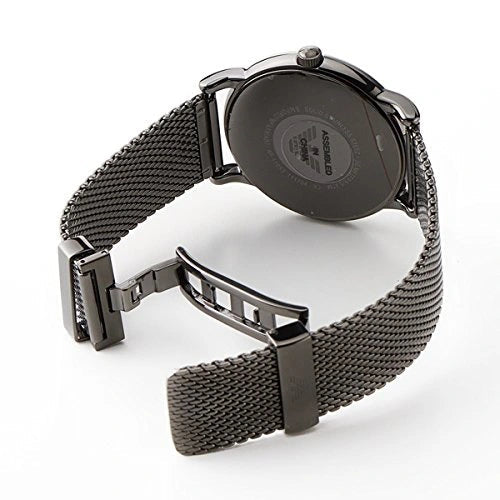 Emporio Armani Luigi Quartz Blue Dial Grey Mesh Bracelet Watch For Men - AR11053 Buy Now By Emporio Armani