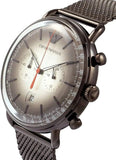 Emporio Armani Aviator Chronograph Grey Dial Brown Mesh Bracelet Watch For Men - AR11169 Buy Now By Emporio Armani