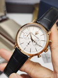 Maserati Epoca Chronograph White Dial Black Leather Strap Watch For Men - R8871618016 Buy Now By Maserati
