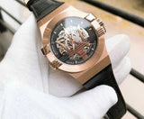 Maserati Potenza Automatic Skeleton Black Dial Black Leather Strap Watch For Men - R8821108039 Buy Now By Maserati