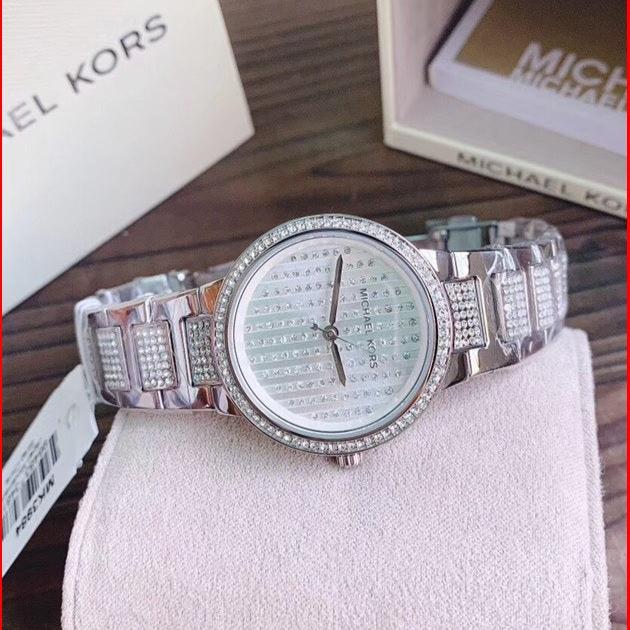 Michael Kors Gabbi Quartz Crystals Silver Dial Silver Steel Strap Watch For Women - MK3984 Buy Now By Michael Kors