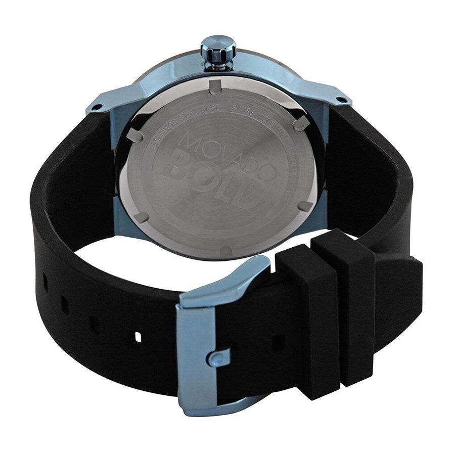 Movado Bold Fusion Black Dial Black Rubber Strap Watch for Men - 3600626 Buy Now By Movado