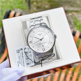 Tissot Chemin Des Tourelles Powermatic 80 Diamonds Silver Dial Silver Steel Strap Watch for Men - T099.407.11.033.00 Buy Now By Tissot