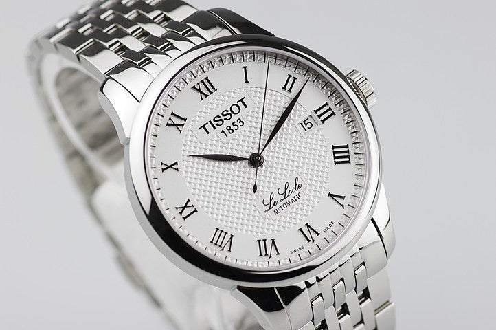 Tissot T Classic Le Locle Automatic White Dial Silver Steel Strap Watch For Men - T41.1.483.33 Buy Now By Tissot