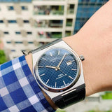Tissot PRX Powermatic 80 Blue Dial Blue Leather Strap Watch for Men - T137.407.16.041.00 Buy Now By Tissot