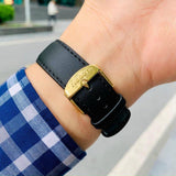 Tissot T Classic Dream Black Dial Black Leather Strap Watch for Men - T033.410.36.051.01 Buy Now By Tissot