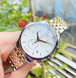 Tissot T Classic Tradition Chronograph White Dial Two Tone Steel Strap Watch For Men - T063.617.22.037.00 Buy Now By Tissot