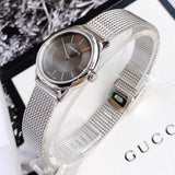 Calvin Klein Minimal Grey Dial Silver Mesh Bracelet Watch for Women - K3M23124 Buy Now By Calvin Klein