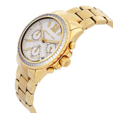 Michael Kors Everest Chronograph White Dial Gold Steel Strap Watch For Women - MK7212 Buy Now By Michael Kors