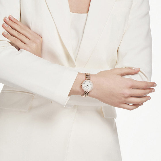 Emporio Armani Rosa Quartz Mother of Pearl White Dial Rose Gold Steel Strap Watch For Women - AR11355 Buy Now By Emporio Armani