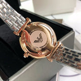 Emporio Armani Gianni T-Bar Silver Dial Two Tone Steel Strap Watch For Women - AR11293 Buy Now By Emporio Armani