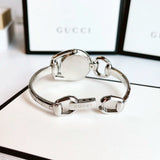 Gucci Horsebit Quartz Red Dial Silver Steel Strap Watch For Women - YA139502 Buy Now By Gucci