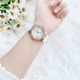 Guess Cosmo Diamonds Silver Dial White Rubber Strap Watch for Women - GW0034L2 Buy Now By Guess